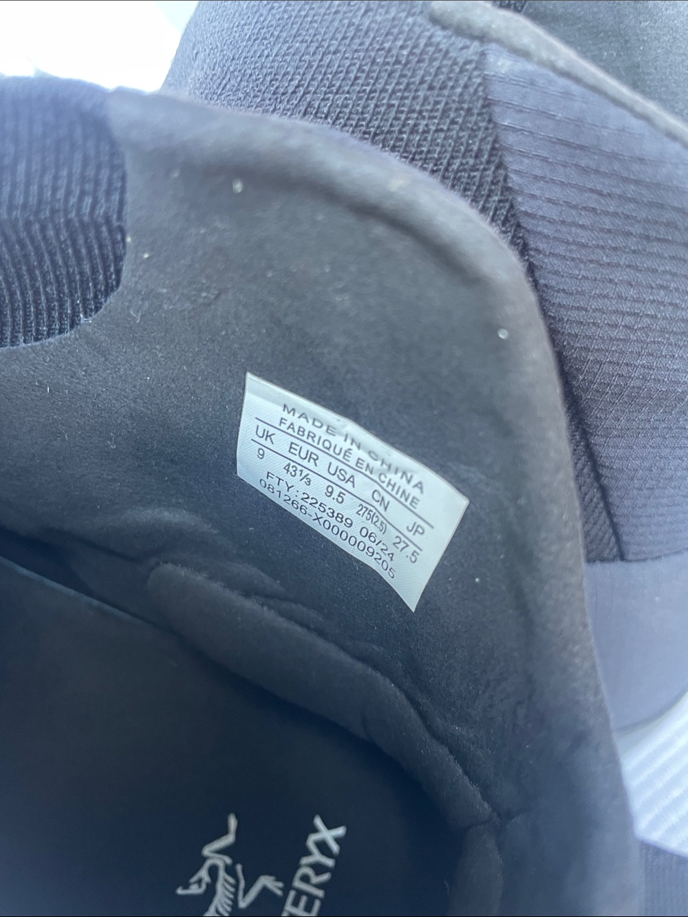 Arc'teryx Black Slip-On Sock Sneakers - Picture 5 of 6